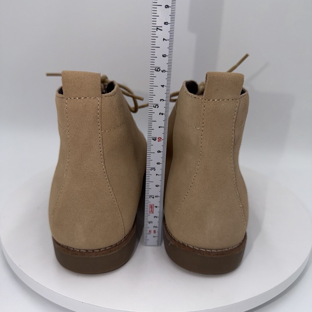 White Mountain Womens Suede Lace Up Short Chukka Ankle Boots Chestnut Size 10 - Picture 4 of 8